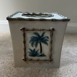Set of 8 Palm Tree Bathroom Accessories 