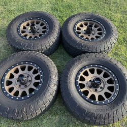 (4) 17” Method Wheels 285/70R17 Toyo All Terrain AT3 - $2200