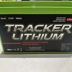 TLi100-ST Tracker Lithium Super High Output Deep Cycle Battery 12.8v 100ah G 31 