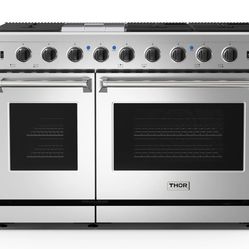 Thor 48” Gas Range Stainless Steel With Griddle