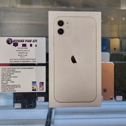 New White iPhone 11 64gb AT&T Cricket Net10 Straight Talk