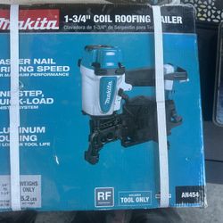 Makita pneumatic coil roofing nailer