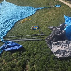 Stretch Beach Shade Canopy – 4 Poles (Complete)