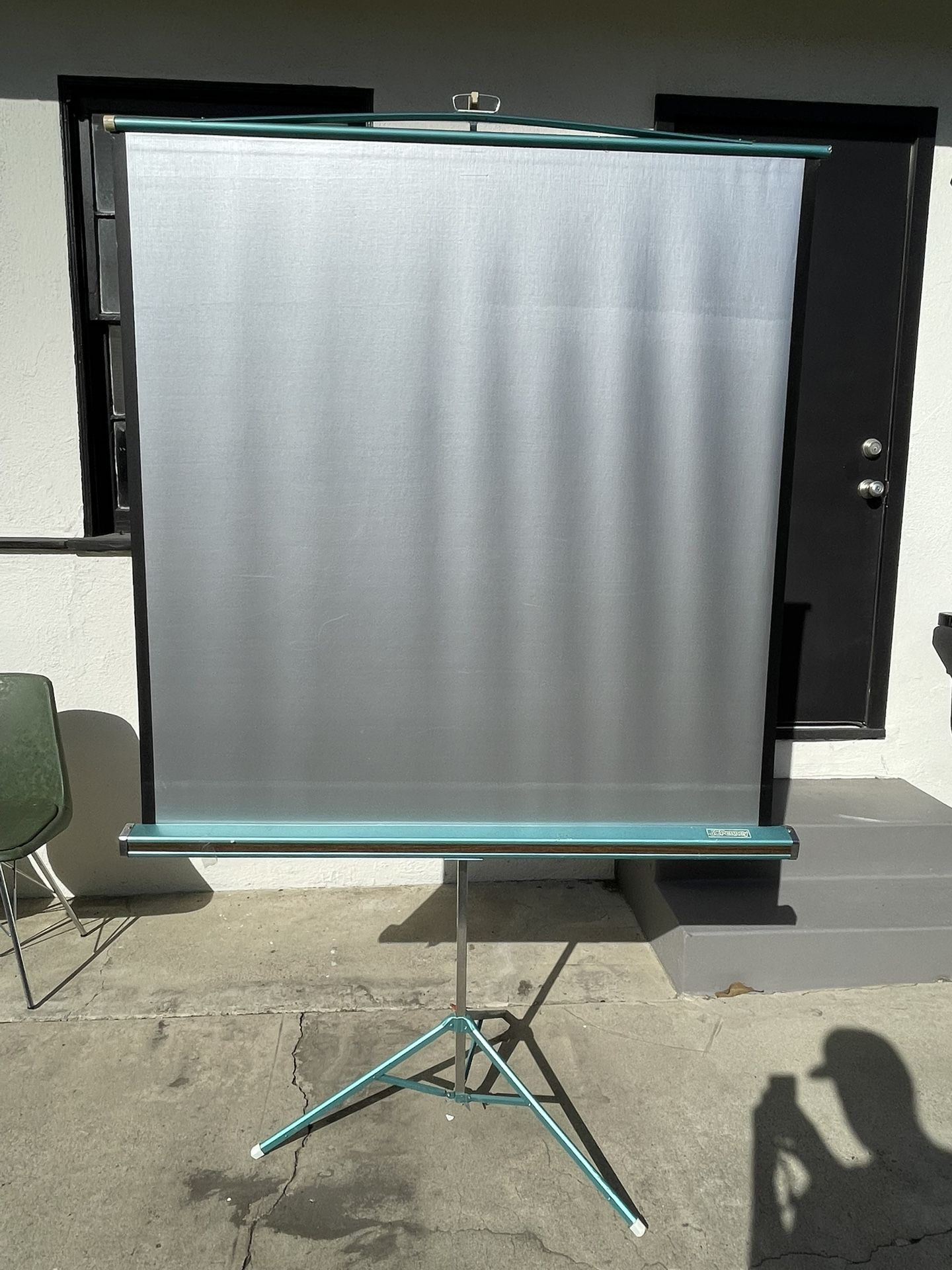 Vintage JCPenney Portable Projector Screen – 50” x 51”