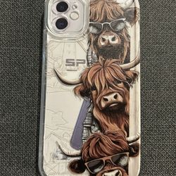 Cow Themed iPhone 11 Phone Case 