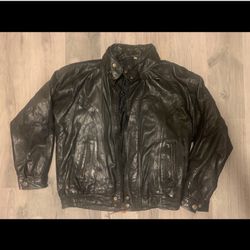 Vintage leather jacket sz L/XL