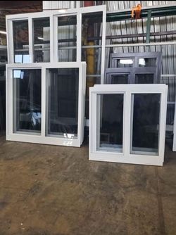 White Vinyl Windows Assorted Sizes