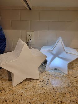 White Paper "Star" Lights From Ikea 