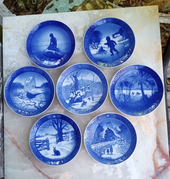 Bing & Grondahl Copenhagen Denmark Christmas Plates