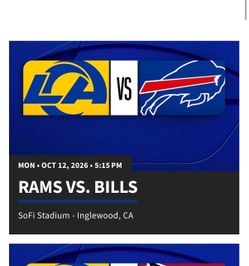 Rams vs Bills