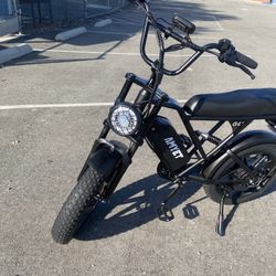 Electric Bike Ready Now | Moto Look | Fat Tires