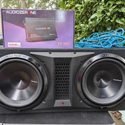 Rockford P3 12s Ported Box New Amp And Wiring Kit