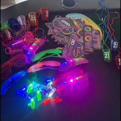 21st glow/neon party supplies