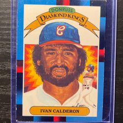 1987 Donruss Diamond Kings Ivan Calderon Baseball Card #25