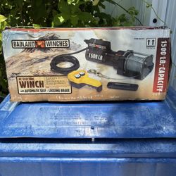 Badland Winch 1500 Pounds 