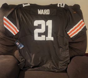 **NEW** Denzel Ward Browns Jersey