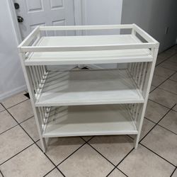 Baby Changing Table 37.5” X 32.5”  X 20.5”. Cambiador Para Bebés De 37.5” x 32.5” x 20.5”