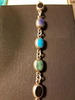 STERLING SILVER 8" BRACELET