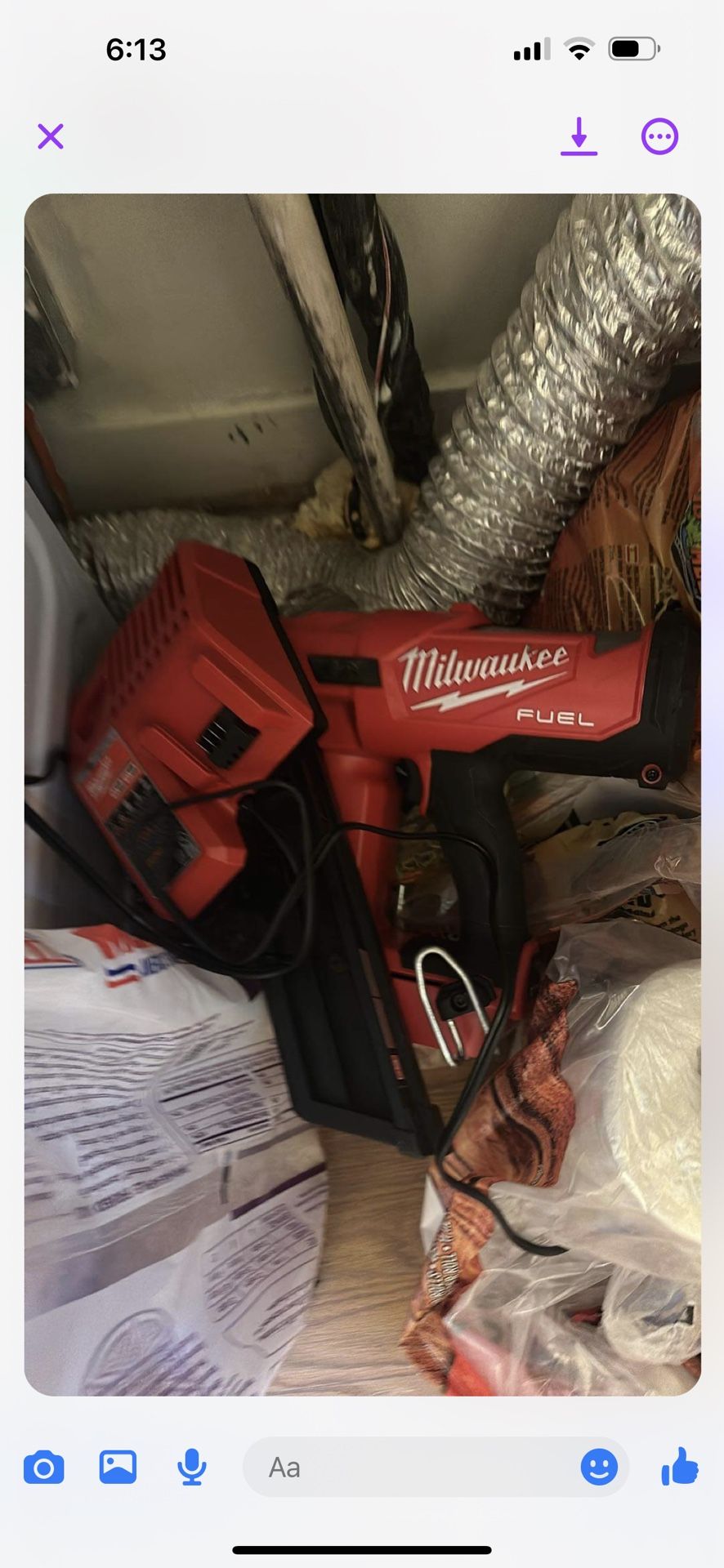 Milwaukee Cordless Framing Nail Gun 