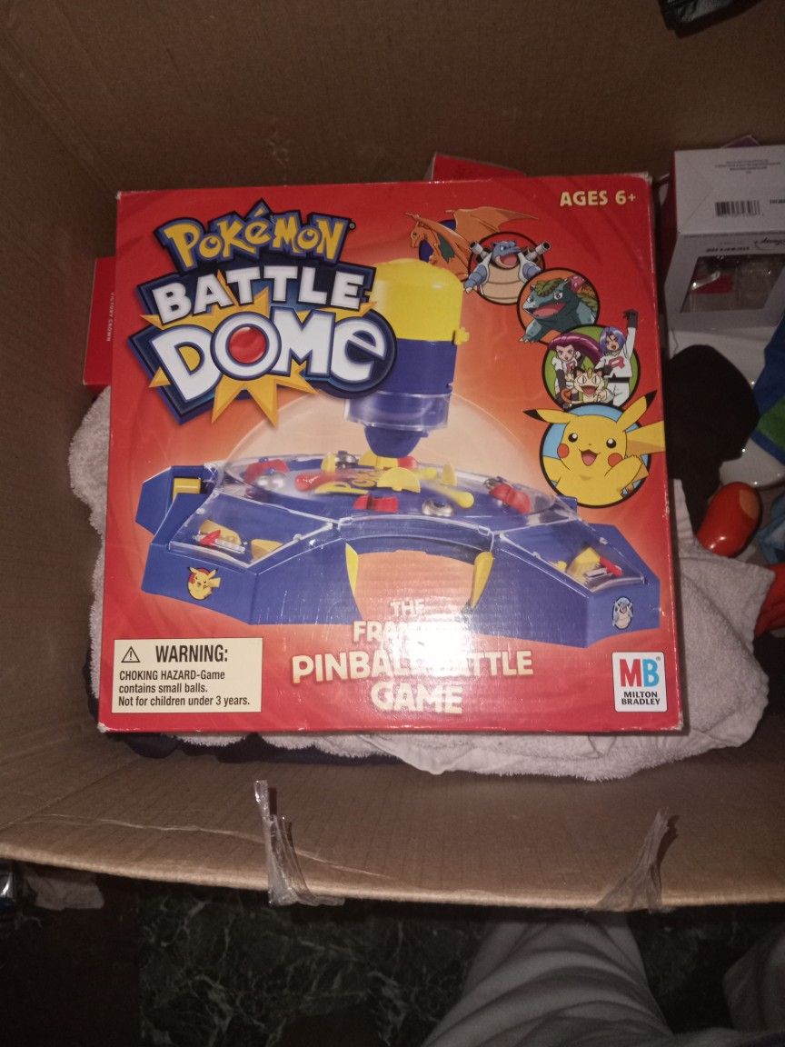 Pokemon Battle Dome Pinball Battle Game Complete In Box