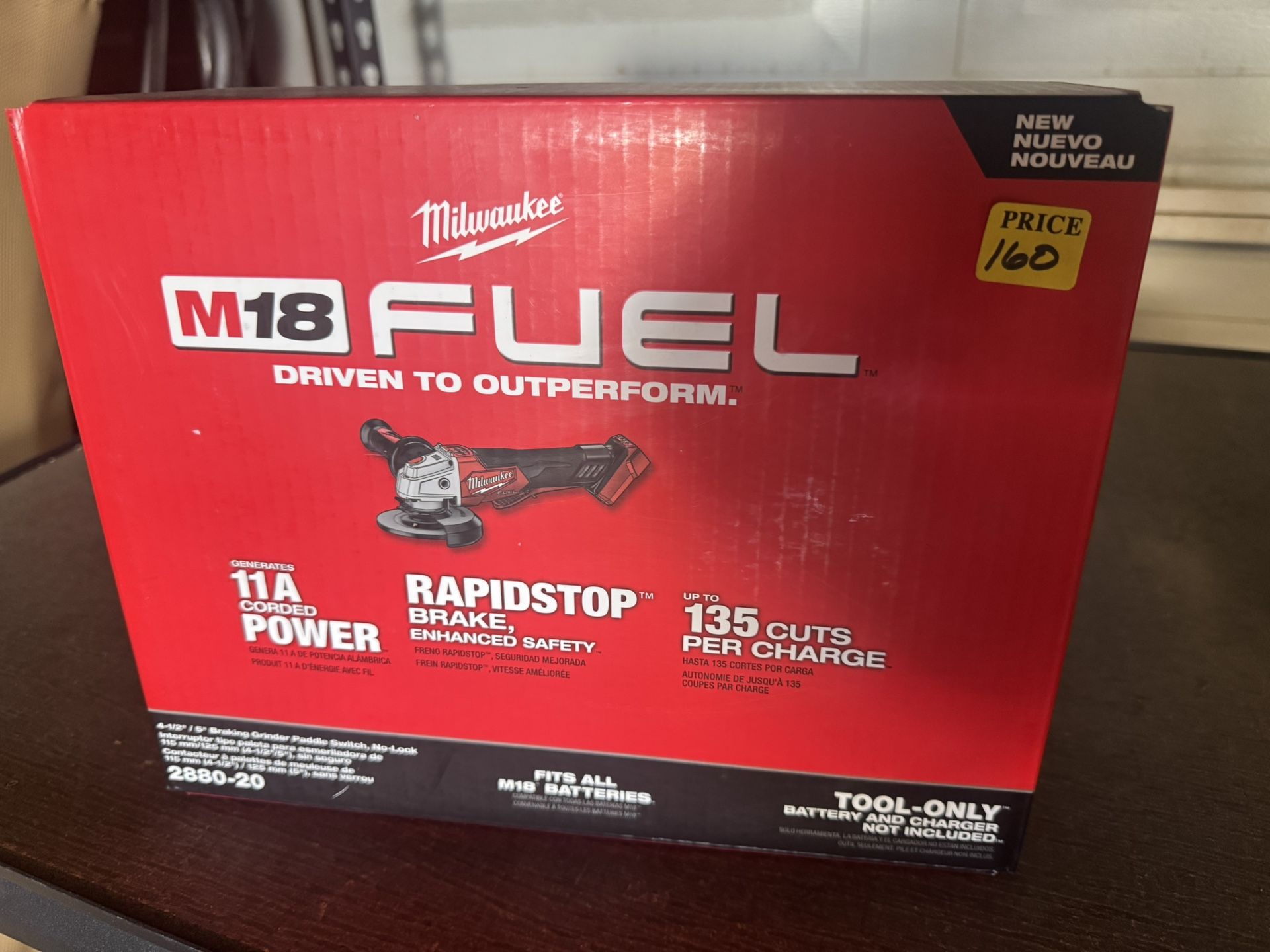 Milwaukee Fuel Grinder TOOL ONLY