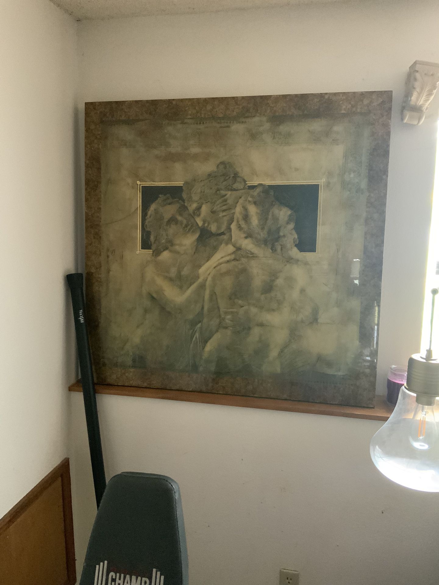 faux Marble Art Work Painting