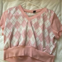 Checkered Pink Shirt