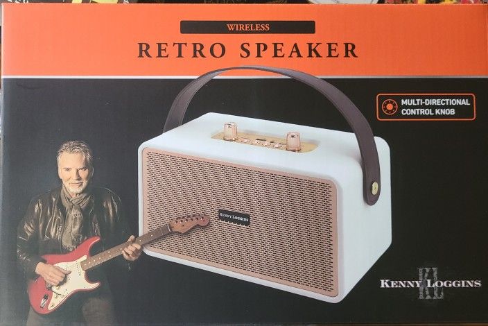 Retro Wireless Speaker- Kenny Loggins NEW