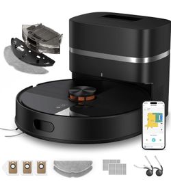 Brand New in sealed box Robot Vacuum & Mop Combo – 12000Pa, Self-Emptying, LiDAR Navigation
