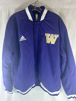 Adidas Washington Huskies UW Purple Varsity Jacket – Men’s XL