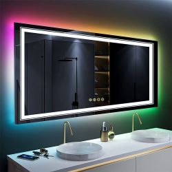 LED 8 Different Colors Vanity Mirror