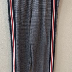 Cute Plaid Pants from Forever 21.  Size M  Black White  Stretch w/Stripe on sides. In GUC PU Big Sky 