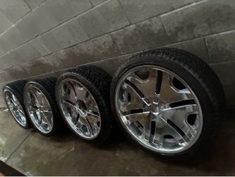22” wheels and tires