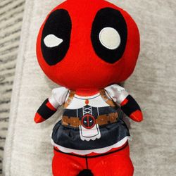 Deadpool In Maid Costume Plushie - New 