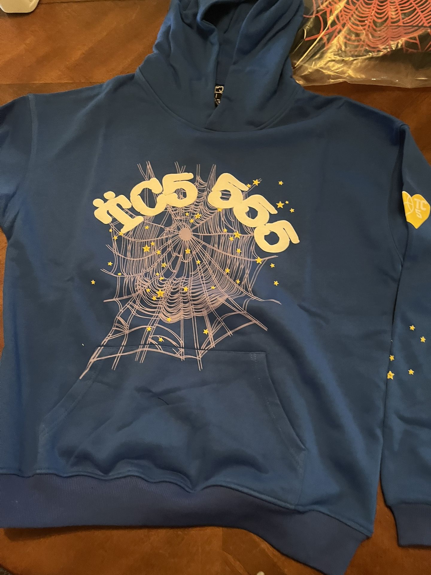Blue Sp5der Hoodie