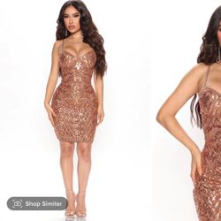 Women’s Sequin Short Dress 