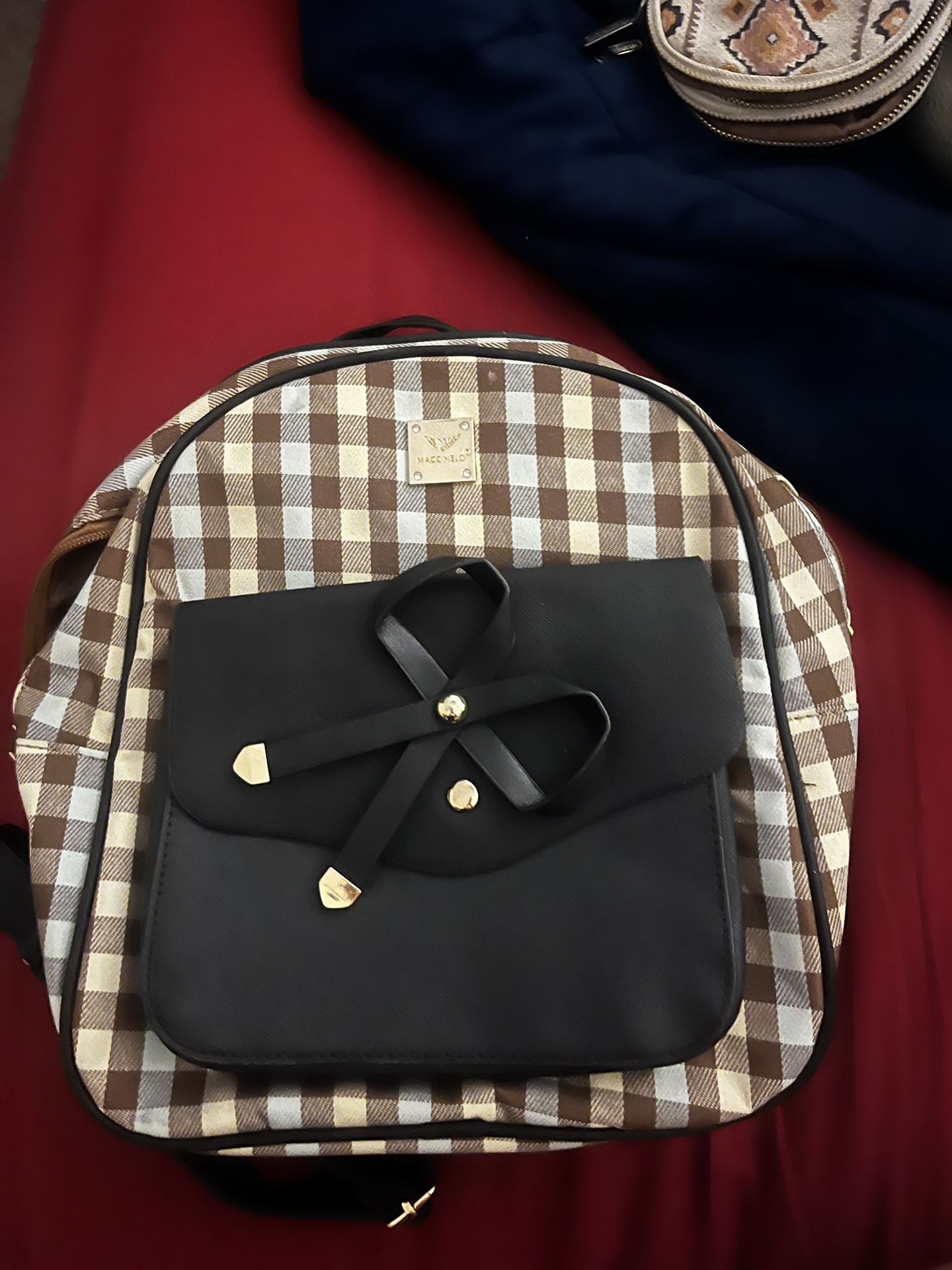 Women’s Plaid Backpack