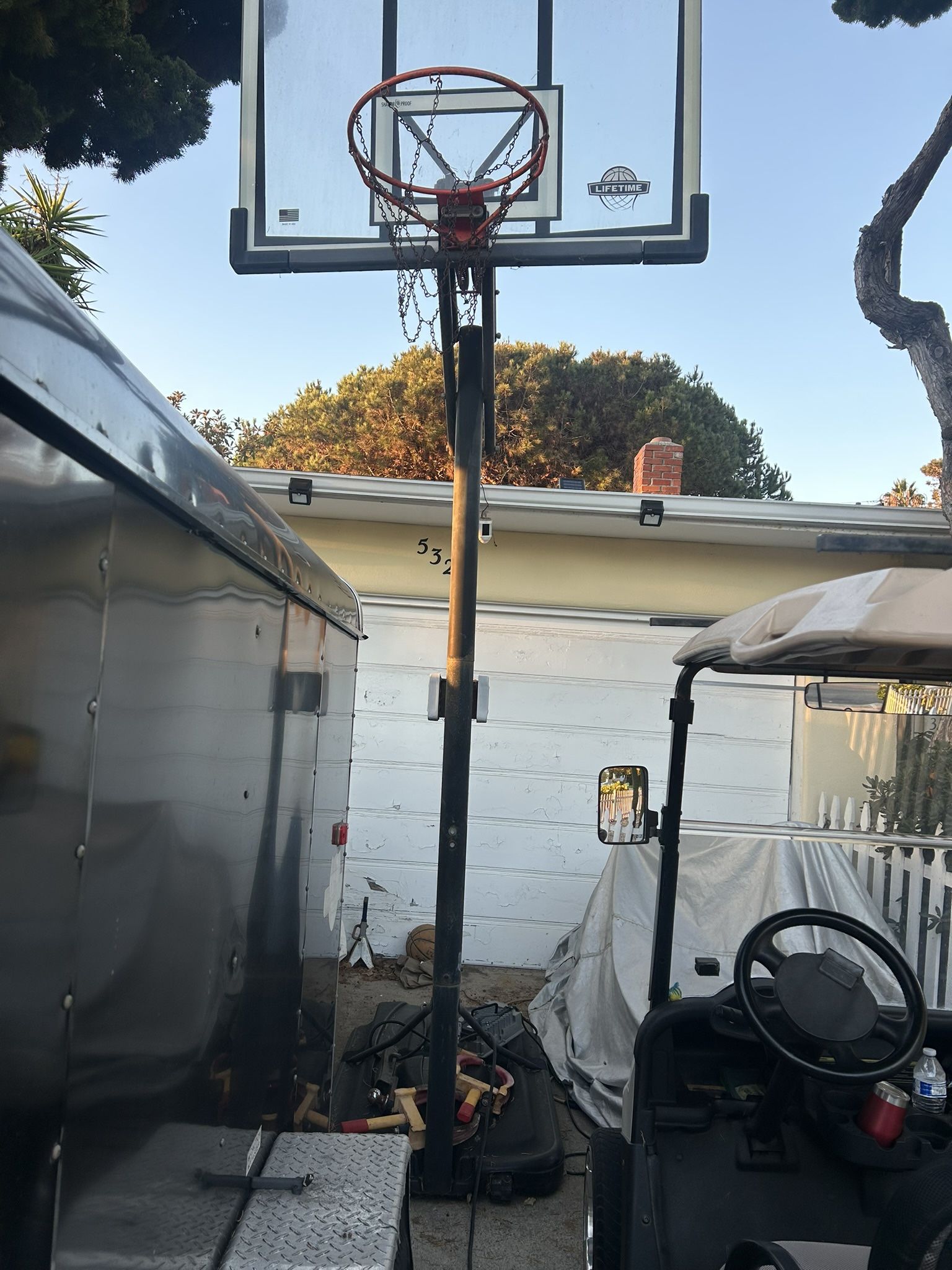 Portable Adjustable Basketball Hoop