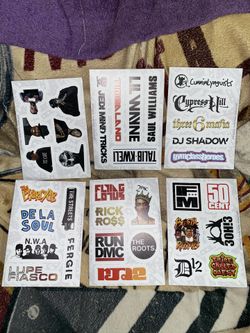 Hip Hop And  R&b Stickers 