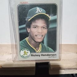 3 Cards Of Rickey Henderson