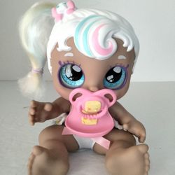 Kindi Kids Scented Sisters 6.5" Mini Mello Doll With  Pacifier & Bib  