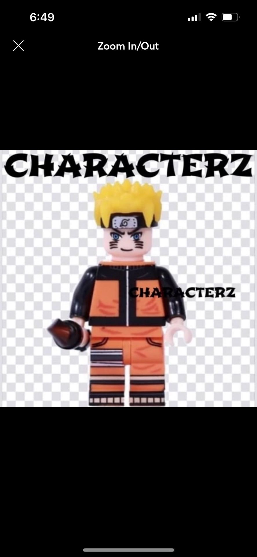 Naruto Uzamaki Anime Minifigure