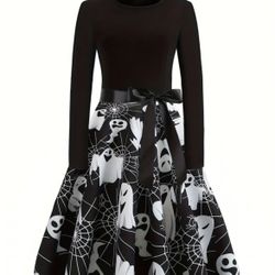 New Halloween ghost dress size extra large Halloween costume 50s chick