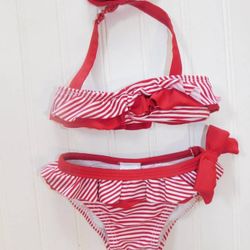 Gymboree Baby Girls 0-3 Months Venice Sweetie 2 Pc Swimsuit Bikini 