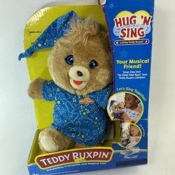 2018 Teddy Ruxpin Lullaby Baby Hug ‘N Sing Plush Stuffed Animal Works