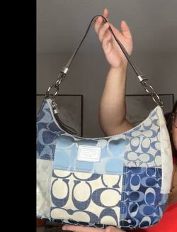 Coach Signature Patchwork Hobo Shoulder Bag – Authentic – Clean