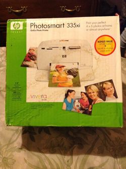 Hp photosmart 335xi gogo photo printer
