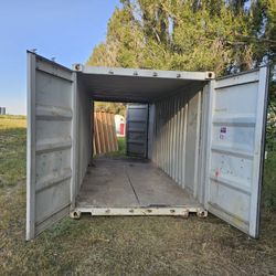 20 foot double door container