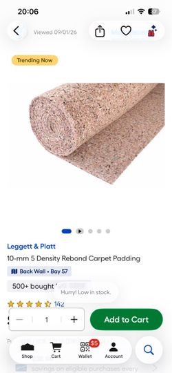 Carpet padding
