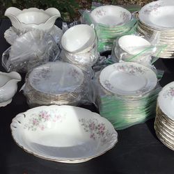 Embassy U.S.A. Vitrified China 88 pieces in all like new RARE FINED